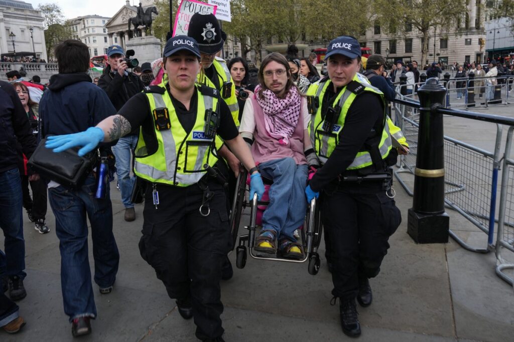 La Policía de Londres arresta a más de 200 manifestantes propalestina