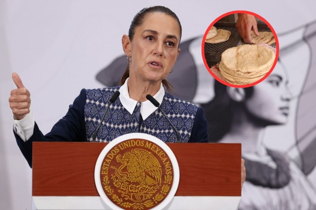 Claudia Sheinbaum descarta aumento al precio de la tortilla en México
