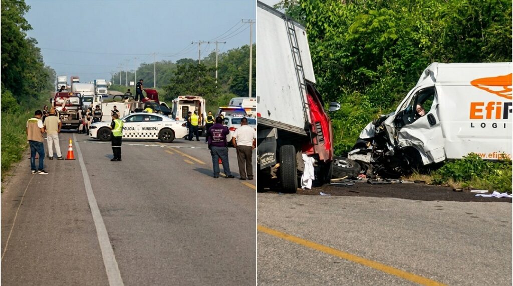 Un muerto y dos heridos tras fuerte accidente en la carretera Valladolid–Kaua