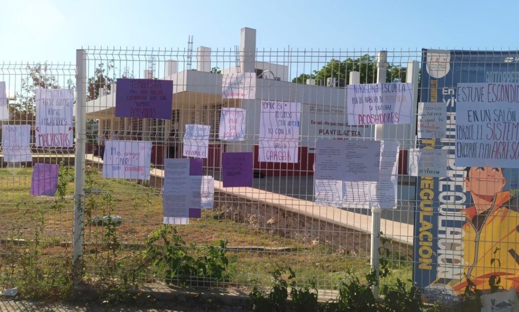 Alumnas de la Preparatoria Estatal No. 13 denuncian violencia digital