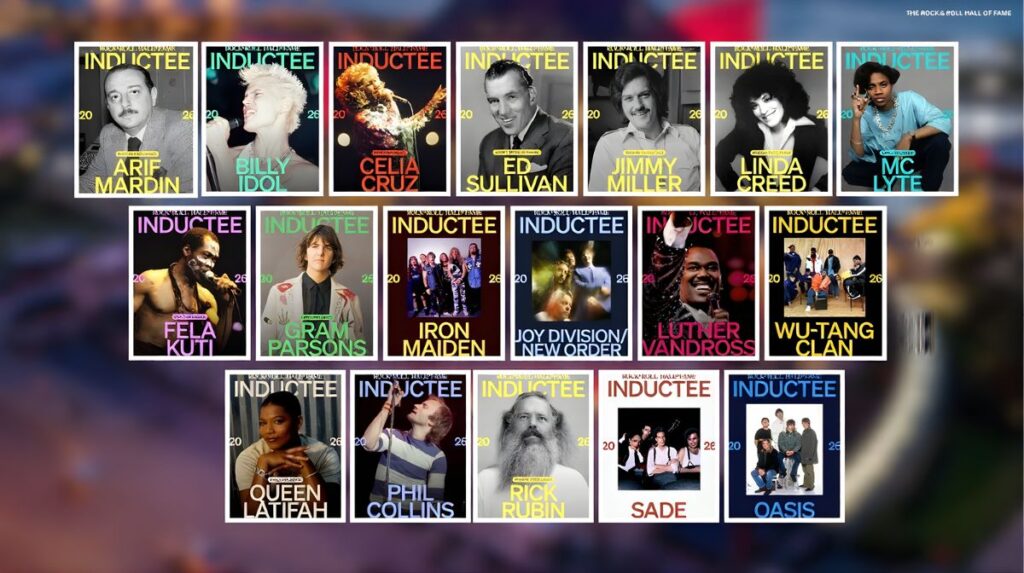 Celia Cruz, Oasis e Iron Maiden ingresan al Salón de la Fama del Rock & Roll