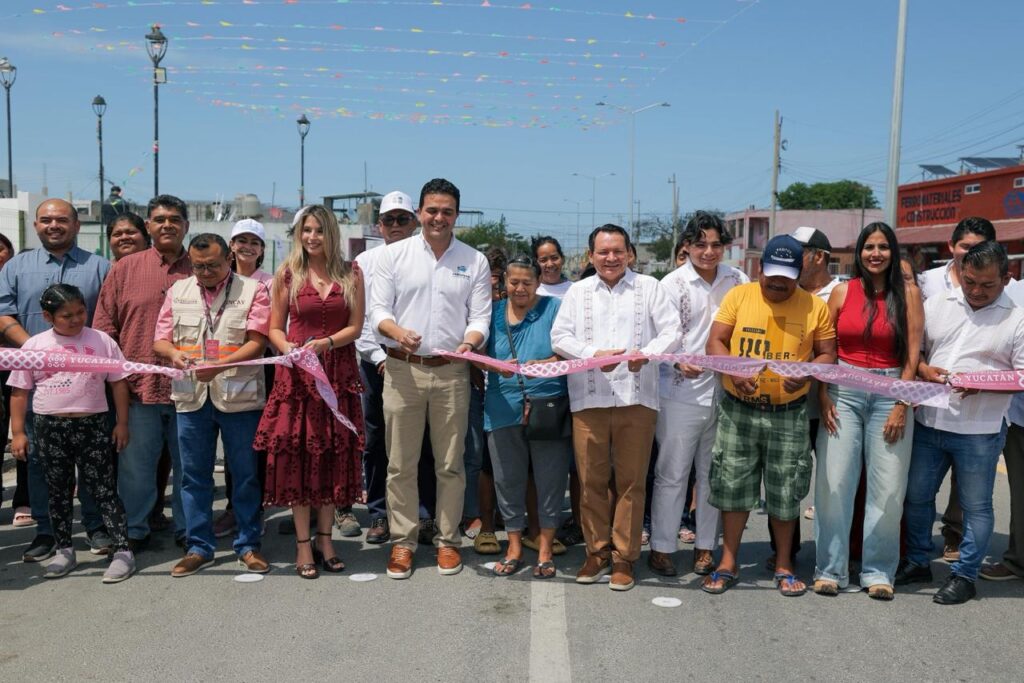 Nuevas calles en Progreso tras inversión de 8 millones de pesos