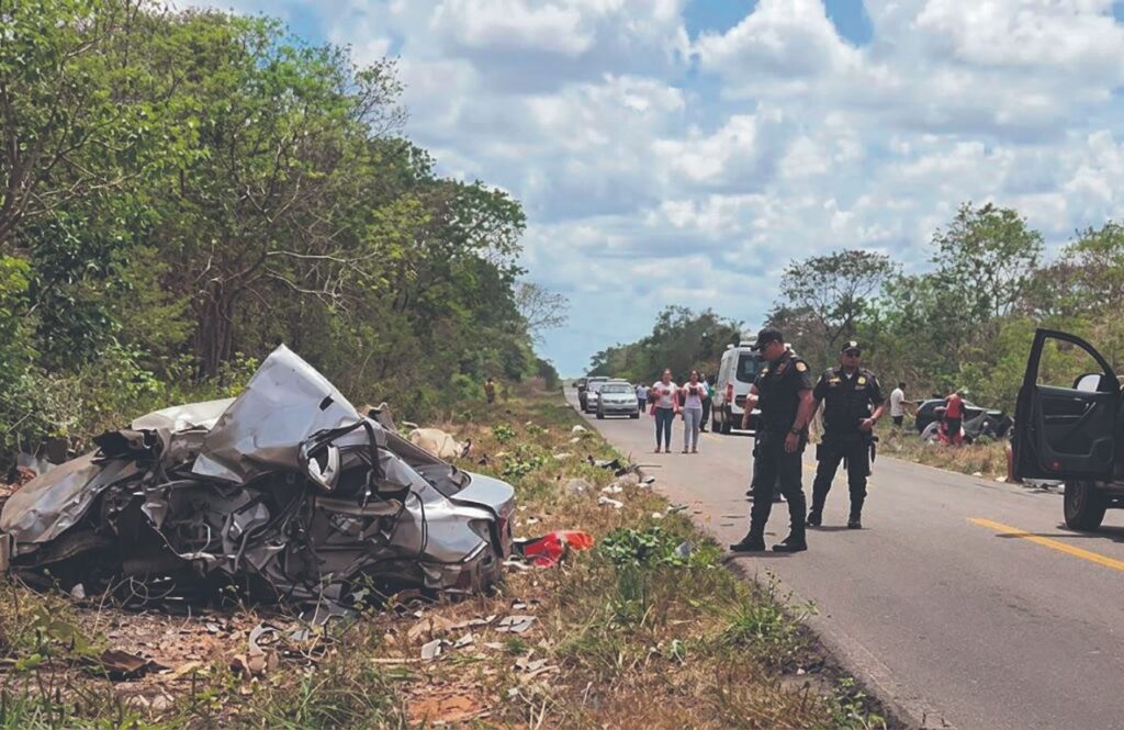 Accidente en carretera Celestún-Kinchil impulsa mejoras en tramo