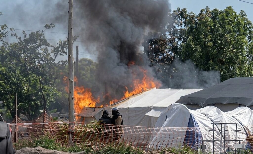 En pleno brote de ébola, incendian instalaciones médicas en Congo