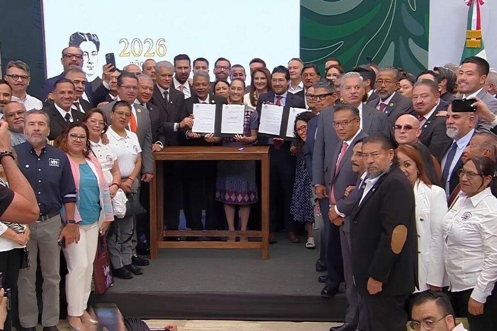 Inicia hoy la transición a las 40 horas semanales: Sheinbaum firma reforma laboral