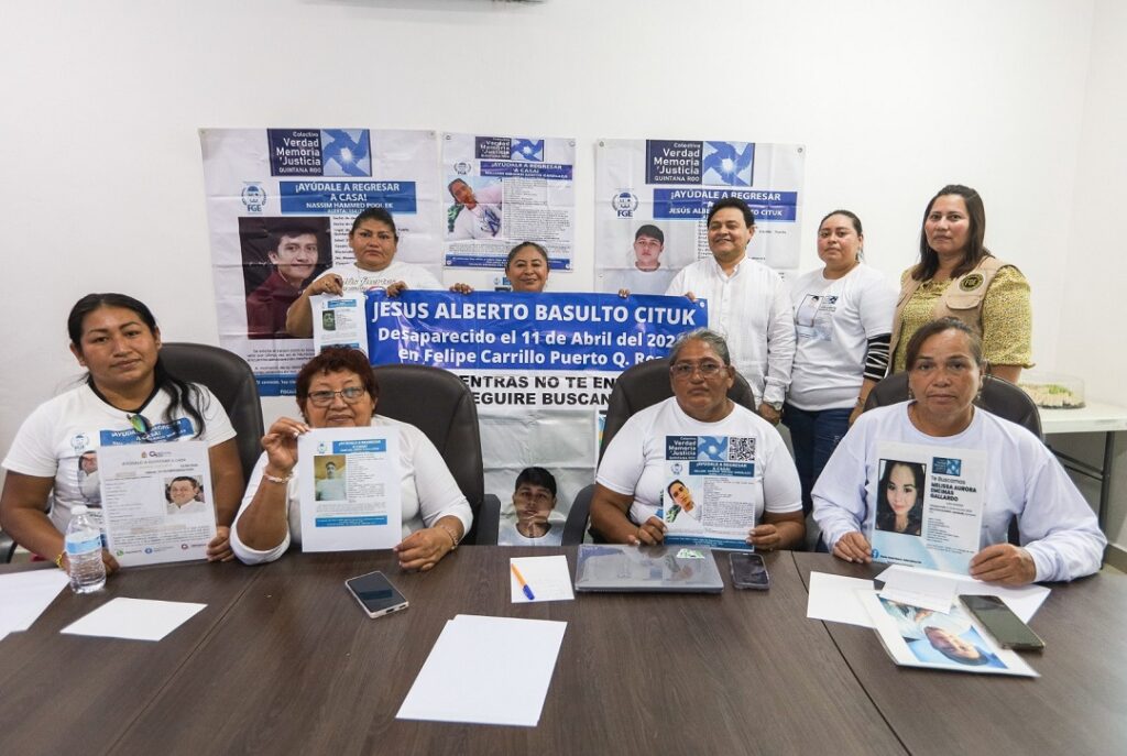 Fiscal General de Yucatán se reúne con madres buscadoras de Quintana Roo