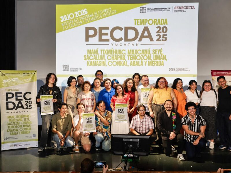 Yucatán fortalece su oferta cultural con el Festival de Monólogos y PECDA 2025