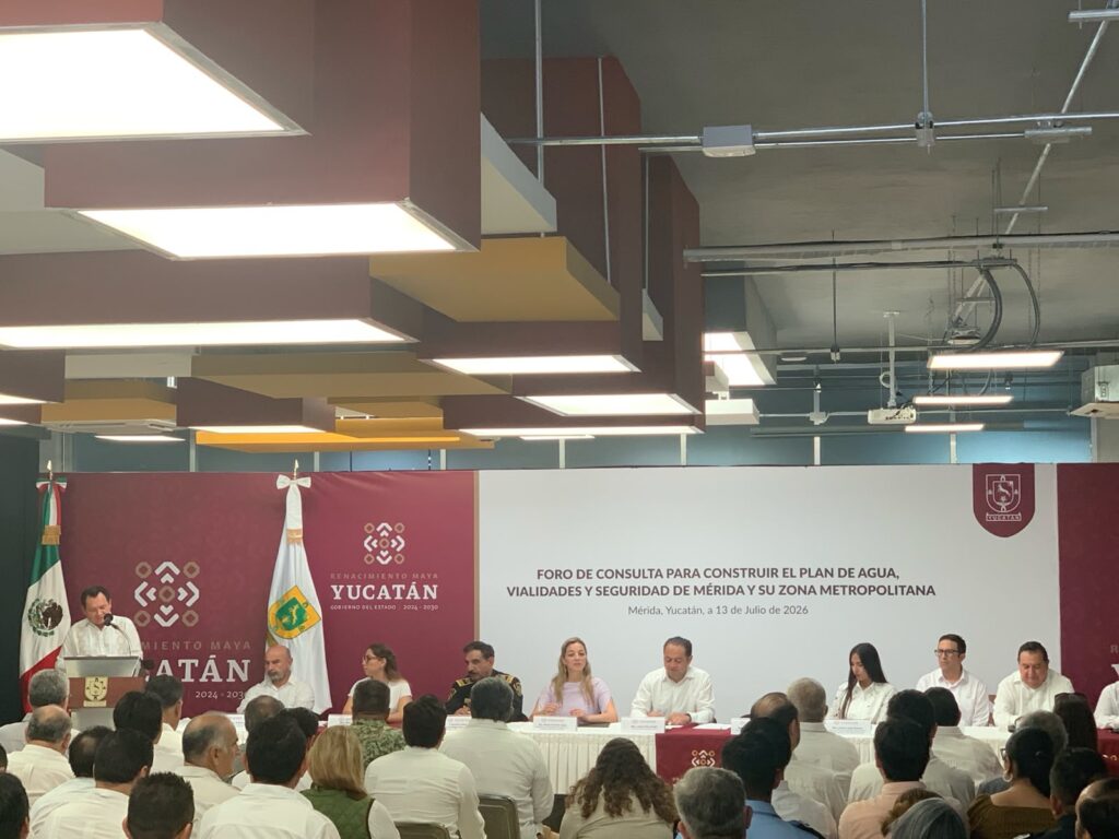Preparan plan para mejorar agua, vialidades y seguridad en Mérida