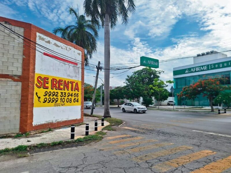 Prolongación Montejo enfrenta abandono por rentas y cambios en el consumo