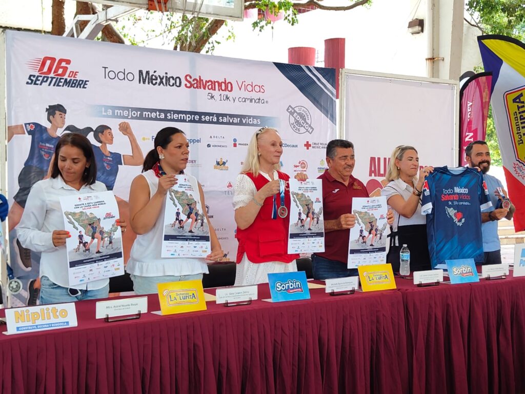 Cruz Roja Yucatán presenta la 7.ª carrera "Todo México Salvando Vidas"