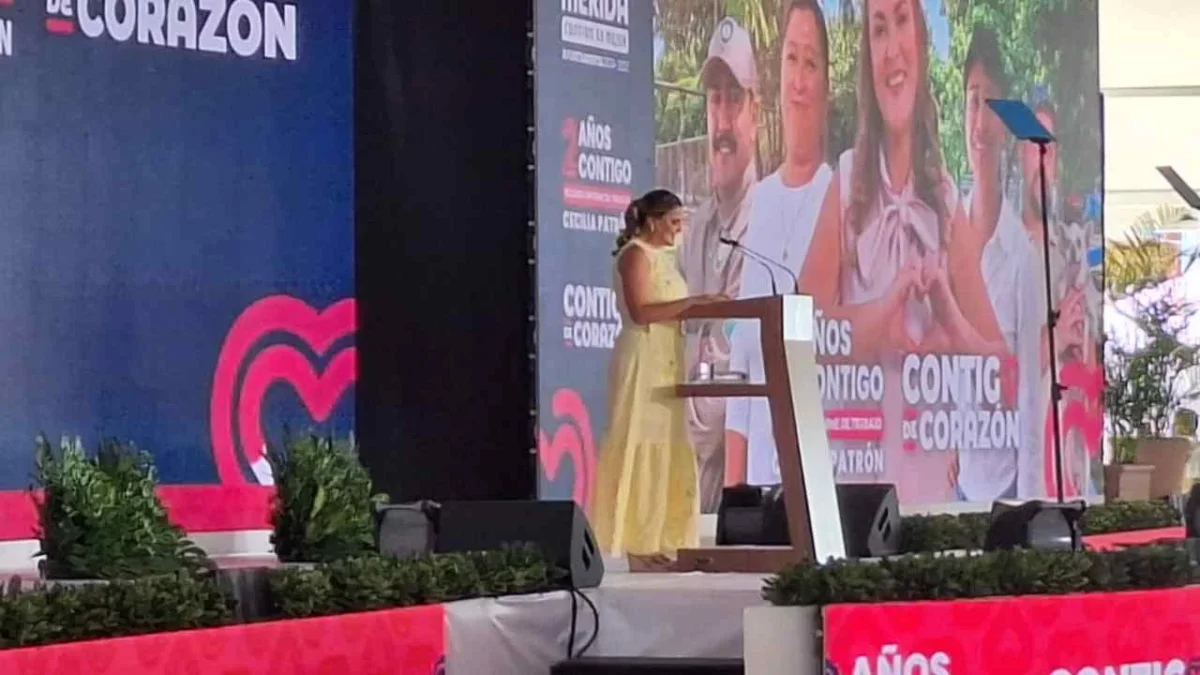 Cecilia Patrón rinde su segundo informe de trabajo en Dzityá.
