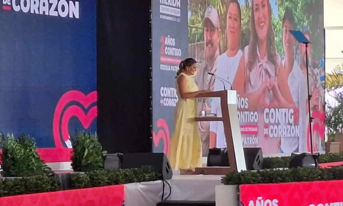Cecilia Patrón rinde su segundo informe de trabajo en Dzityá.